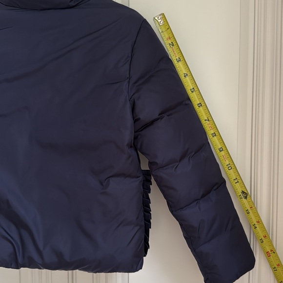 Jacadi girl winter jacket, with packable hide away hoodie, size 6A - Picture 14 of 17